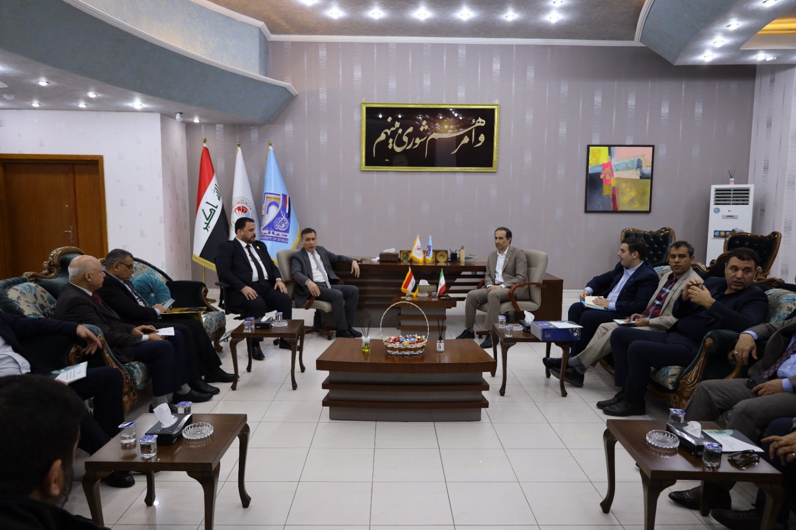 گزارش تصویری حضور نمایندگان موسسه در بازدید از دستاوردهای علمی کشور عراق (بخش اول)